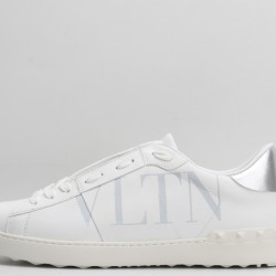 Valentino Garavani  Open 'VLTN' Sneakers White Silver