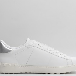 Valentino Garavani  Open 'VLTN' Sneakers White Silver