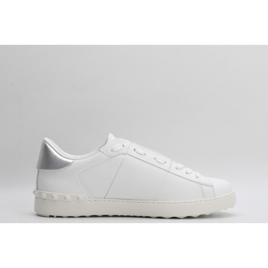 Valentino Garavani  Open 'VLTN' Sneakers White Silver