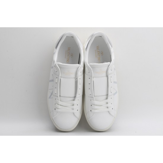 Valentino Garavani  Open 'VLTN' Sneakers White Silver