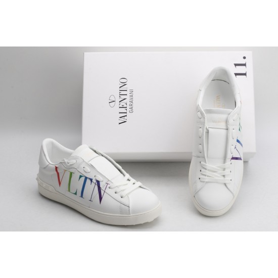 Valentino Garavani  Open 'VLTN' Sneakers White Multicolor