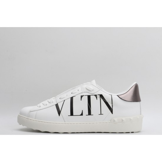 Valentino Garavani  Open 'VLTN' Sneakers White Black Copper