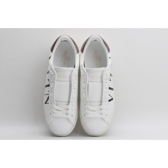 Valentino Garavani  Open 'VLTN' Sneakers White Black Copper