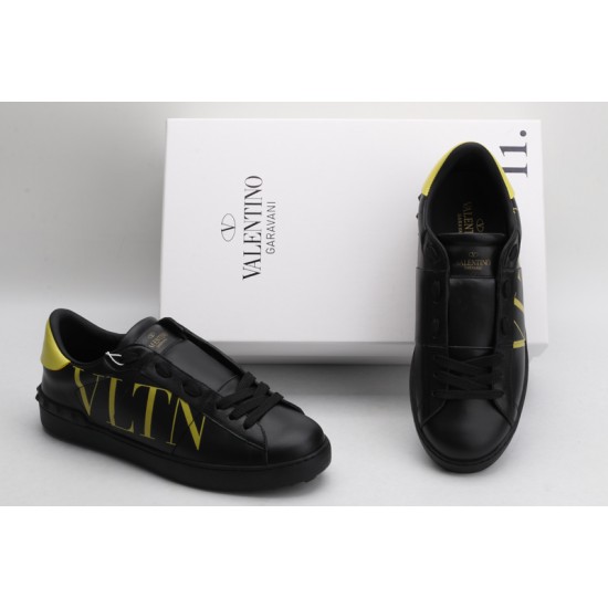 Valentino Garavani  Open 'VLTN' Sneakers Black Volt