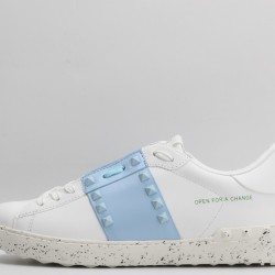 Valentino Garavani  Open For A Change Sneakers White UNC Blue