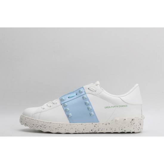 Valentino Garavani  Open For A Change Sneakers White UNC Blue