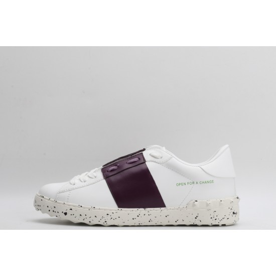 Valentino Garavani  Open For A Change Sneakers White Burgundy