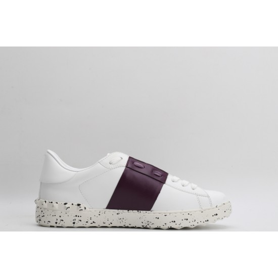 Valentino Garavani  Open For A Change Sneakers White Burgundy