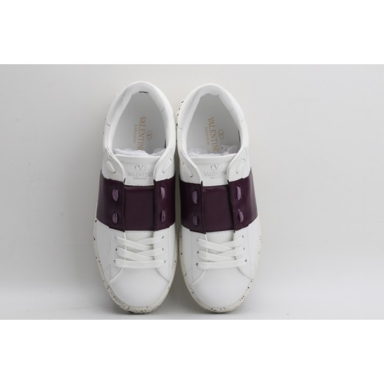 Valentino Garavani  Open For A Change Sneakers White Burgundy