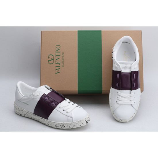 Valentino Garavani  Open For A Change Sneakers White Burgundy