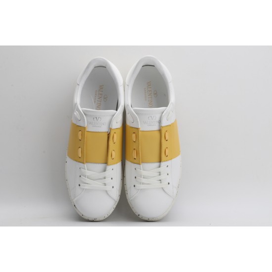 Valentino Garavani  Open For A Change Sneakers White Yellow