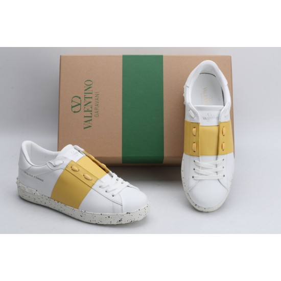 Valentino Garavani  Open For A Change Sneakers White Yellow