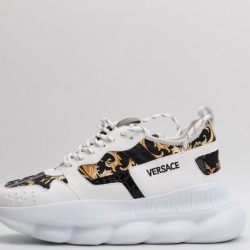 Versace Chain Reaction White Black Gold