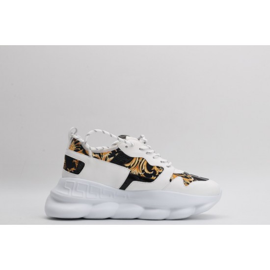 Versace Chain Reaction White Black Gold