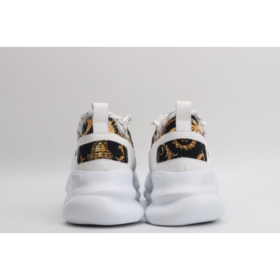 Versace Chain Reaction White Black Gold