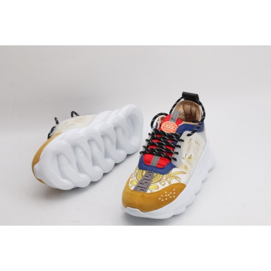 Versace Chain Reaction Multi-Color Rubber Suede