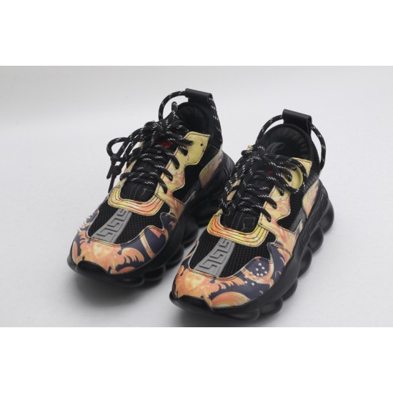 Versace Chain Reaction Black Yellow Multicolor