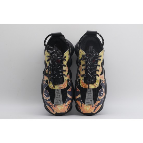 Versace Chain Reaction Black Yellow Multicolor