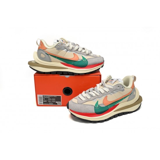 Nike sacai x VaporWaffle Beige Orange Green DD1875-107