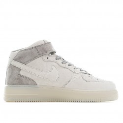 Nike Air Force 1 Mid White Ash Dark Grey 807618-300