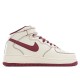 Nike Air Force 1 Mid White Burgundy UW2369-015