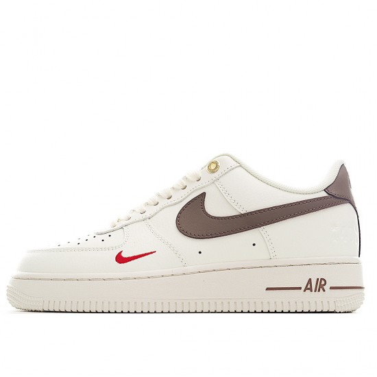 Nike Air Force 1 White Brown DQ7658-102