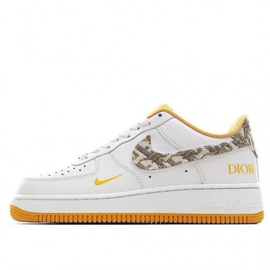 Nike Air Force 1 Low x Dior White Tour Yellow DR6239-838