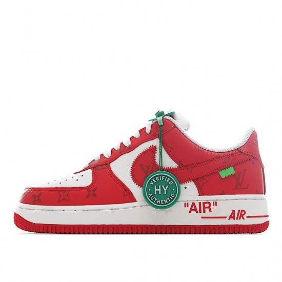 Nike Air Force 1 Low x LOUIS VUITTON LV 'Red White' 1A9VA7