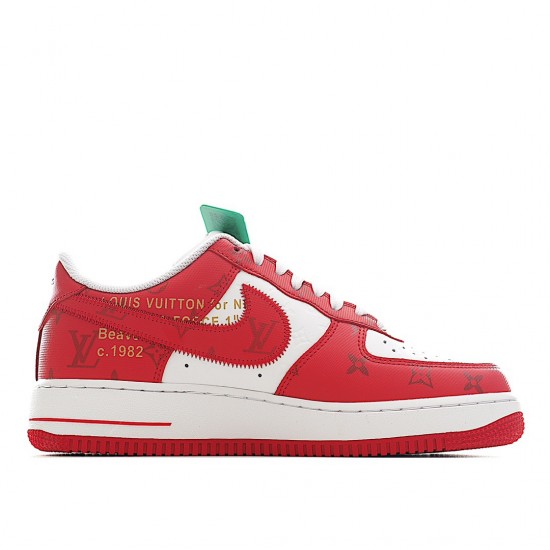 Nike Air Force 1 Low x LOUIS VUITTON LV 'Red White' 1A9VA7