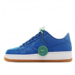 Nike CLOT x Air Force 1 PRM 'Royal Silk' CJ5290-400