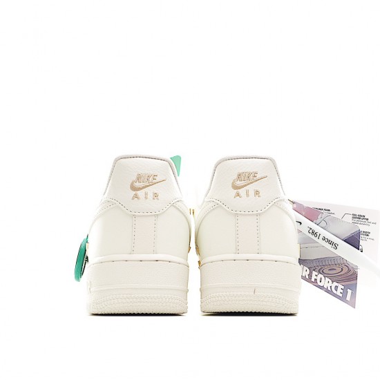 Nike Air Force 1 Low 'White Mini Gold Swooshes' FV3654-111