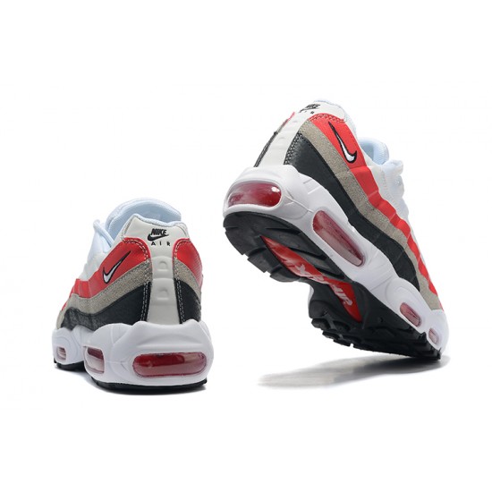 Nike Air Max 95 'White Varsity Red' DQ3430-001