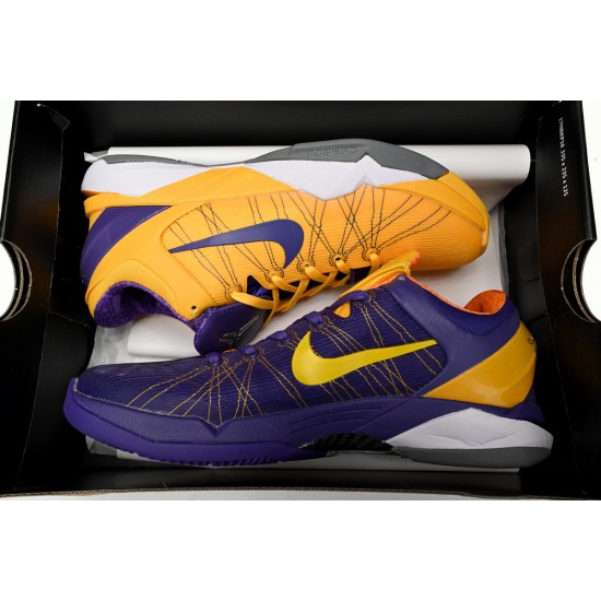 Nike Zoom Kobe 7 Yellow Purple 488370-501 