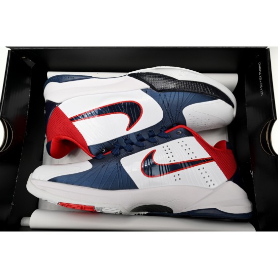 Nike Zoom Kobe 5 Team USA 2010 'White Red Blue' 386430-103