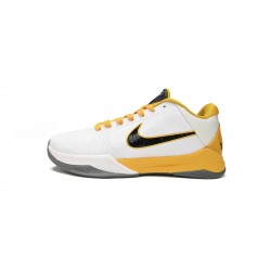 Nike Zoom Kobe 5 'White Black Del Sol Metallic Silver' 386430-104