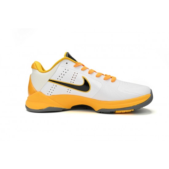 Nike Zoom Kobe 5 'White Black Del Sol Metallic Silver' 386430-104