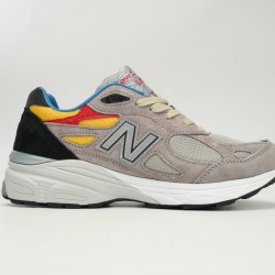 New Balance Bodega x 990v3 M990TS3 Grey Red Blue