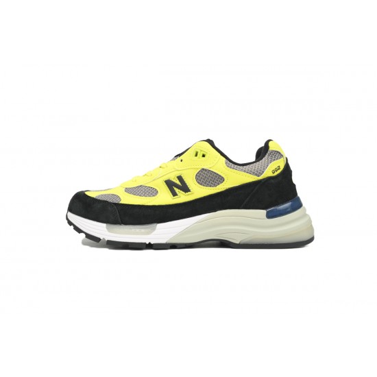 New Balance 992 Black Grey Yellow M992FG