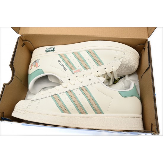 Adidas Originals Superstar Shoes 'Core White Wonder Beige' IE5880