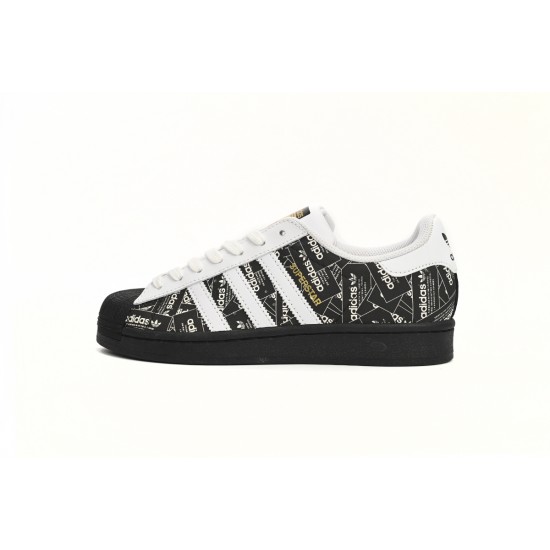 Adidas Superstar 'All Over Print - Black' FV2820