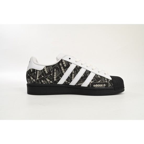 Adidas Superstar 'All Over Print - Black' FV2820