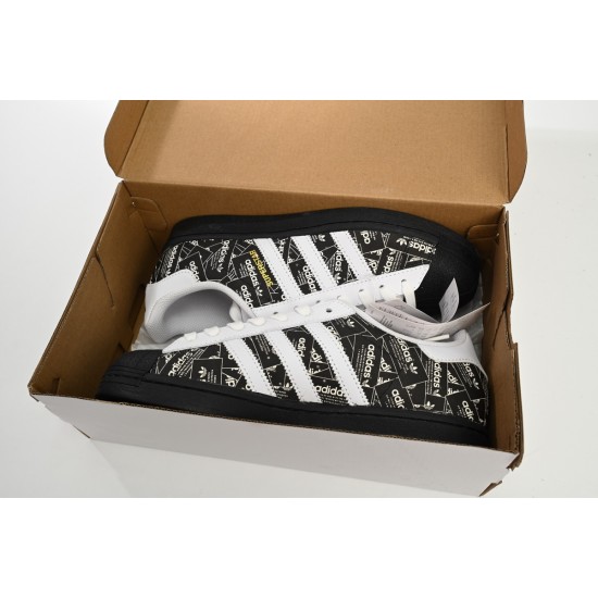 Adidas Superstar 'All Over Print - Black' FV2820