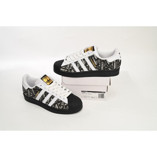 Adidas Superstar 'All Over Print - Black' FV2820