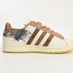 Adidas Originals Superstar Shoes 'White Brown' IG5976