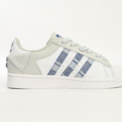 Adidas Originals Superstar Women's 'White Gray Blue' IG3005