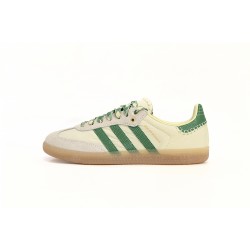 Adidas originals x Wales Bonner Samba 'Cream White Bold Green' GY4344