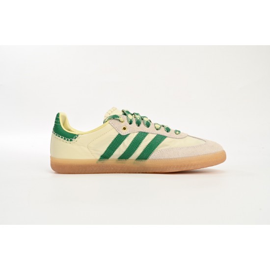 Adidas originals x Wales Bonner Samba 'Cream White Bold Green' GY4344