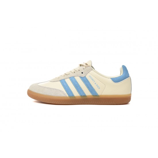 Adidas Samba OG 'Sporty & Rich Beige Blue' IE7096