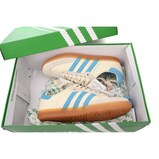 Adidas Samba OG 'Sporty & Rich Beige Blue' IE7096