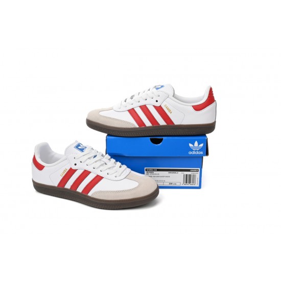 Adidas Samba OG 'White Scarlet' IG1025